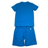 Trussardi Completo 2 Pezzi T-Shirt-Bermuda Tinta Unita per Bambino TBP26010CJ AZZURRO TRUSSARDI 