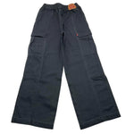 LEVI'S pantalone tinta unita con elastico in vita Nero per Bambina 4EL019 NERO LEVI'S 