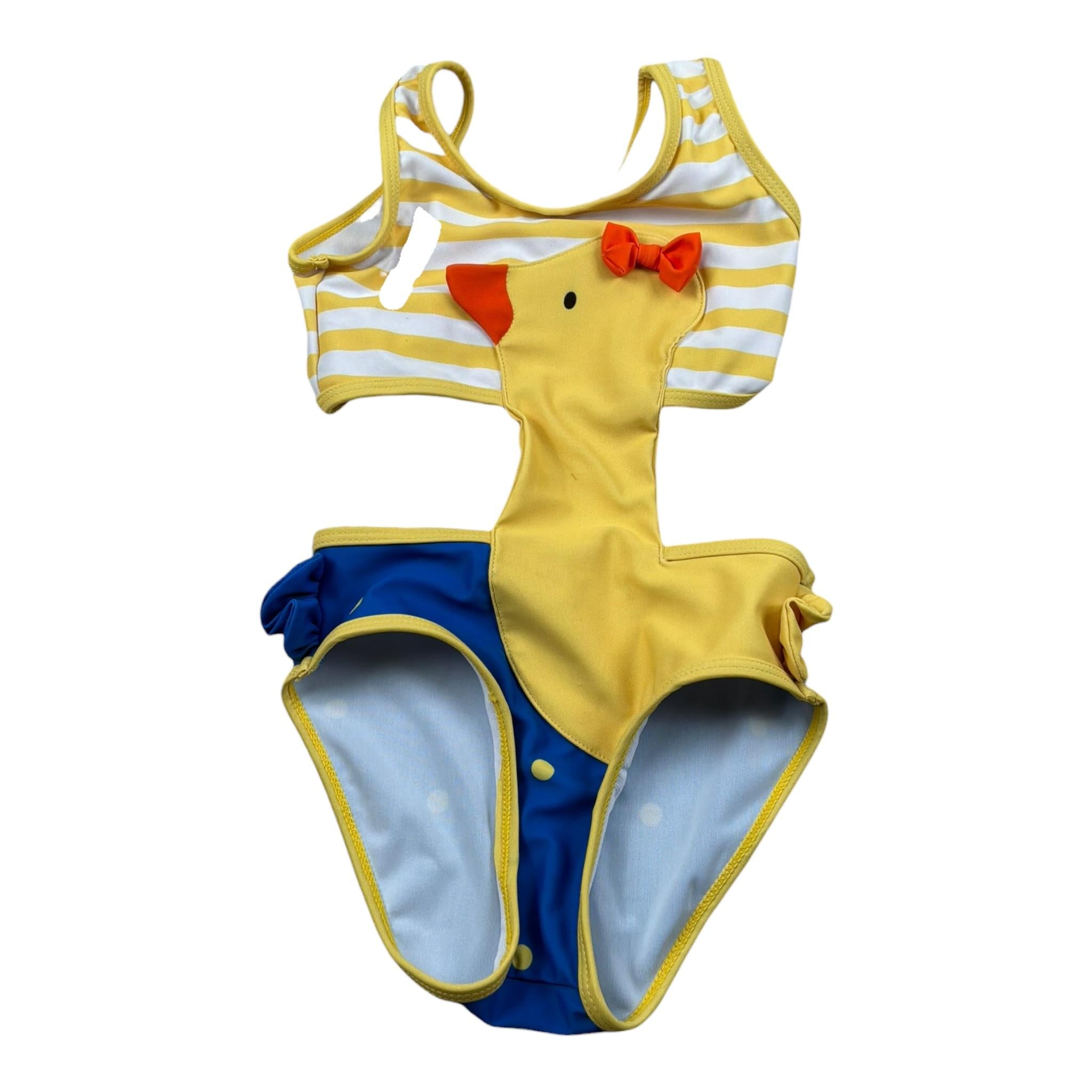 Funky Costume Intero Bicolore Giallo/Blu per Bambina 1250703 GIALLO/BLU FUNKY 