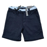 Sarabanda Bermuda Tinta Unita con Elastico In Vita per Neonato 0J533 BLU SARABANDA 