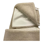 IL GUFO coperta tinta unita cn logo Panna per Neonato A18G051M0019 PANNA IL GUFO 
