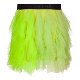 Aniye By Girl Gonna In Tulle Tinta Unita Con Elastico In Vita Giallo Fluo Per Bambina