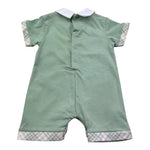 Isabel & Martinez Pagliaccetto Mezza Manica Tinta Unita per Neonato IM25N473 VERDE ISABEL & MARTINEZ 