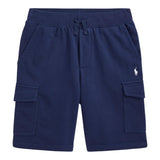 Ralph Lauren Bermuda Tuta Tinta Unita con Logo per Bambino 322958158002 BLU RALPH LAUREN 