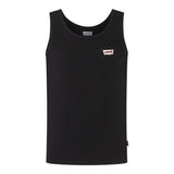 Levi'S Canotte Girocollo Tinta Unita con Logo per Bambina 3EK116 NERO LEVI'S 