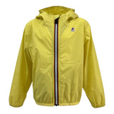 K-Way Giubbino Tinta Unita con Cappuccio per Bambina K61336W VERDE ACIDO K-WAY 