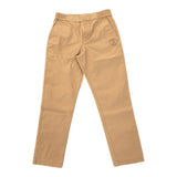 Burberry Pantalone Tinta Unita Con Elastico In Vita Beige Per Bambino