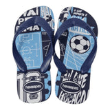 Havaianas Infradito Tinta Unita Con Fantasia  Blu Per Bambino