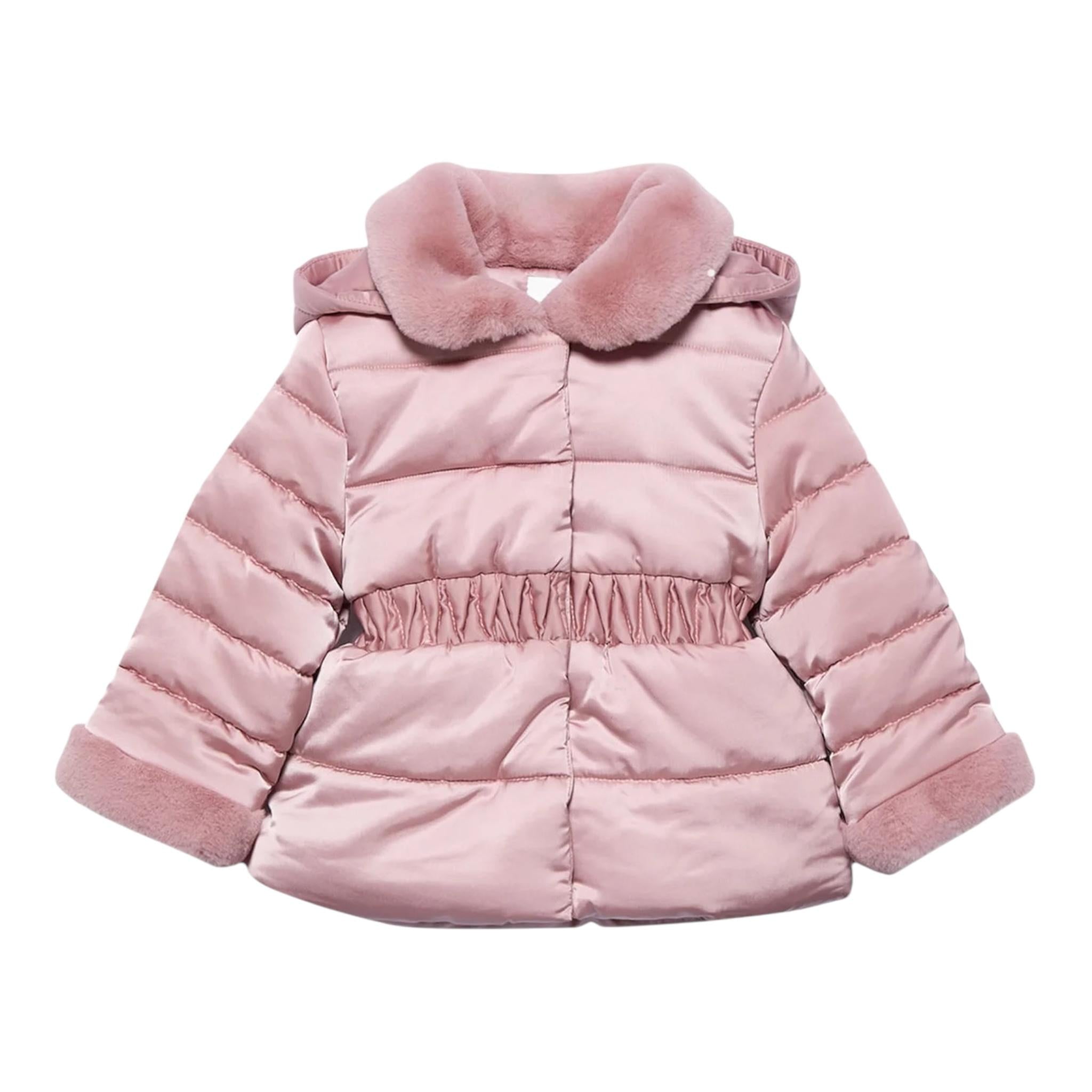 ABEL & LULA giubbino tinta unita con zip e cappuccio Rosa per Bambina 5818 ROSA ABEL & LULA 