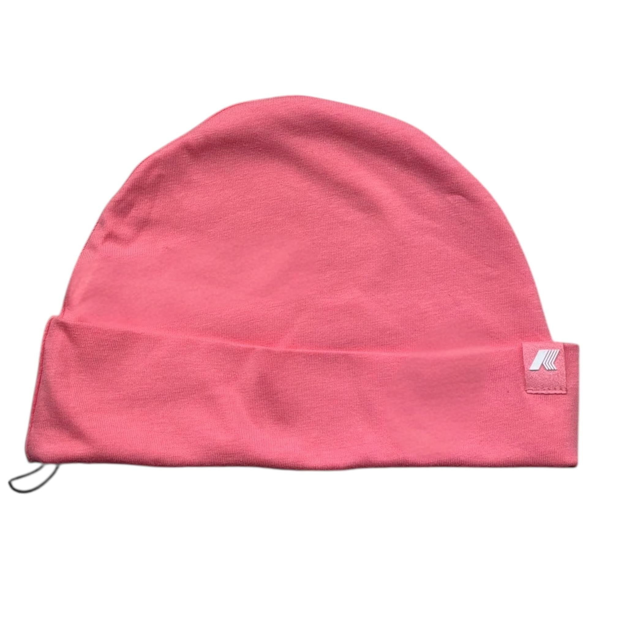 K-Way Cappello Tinta Unita con Logo per Neonata K4136LWF ROSA K-WAY 