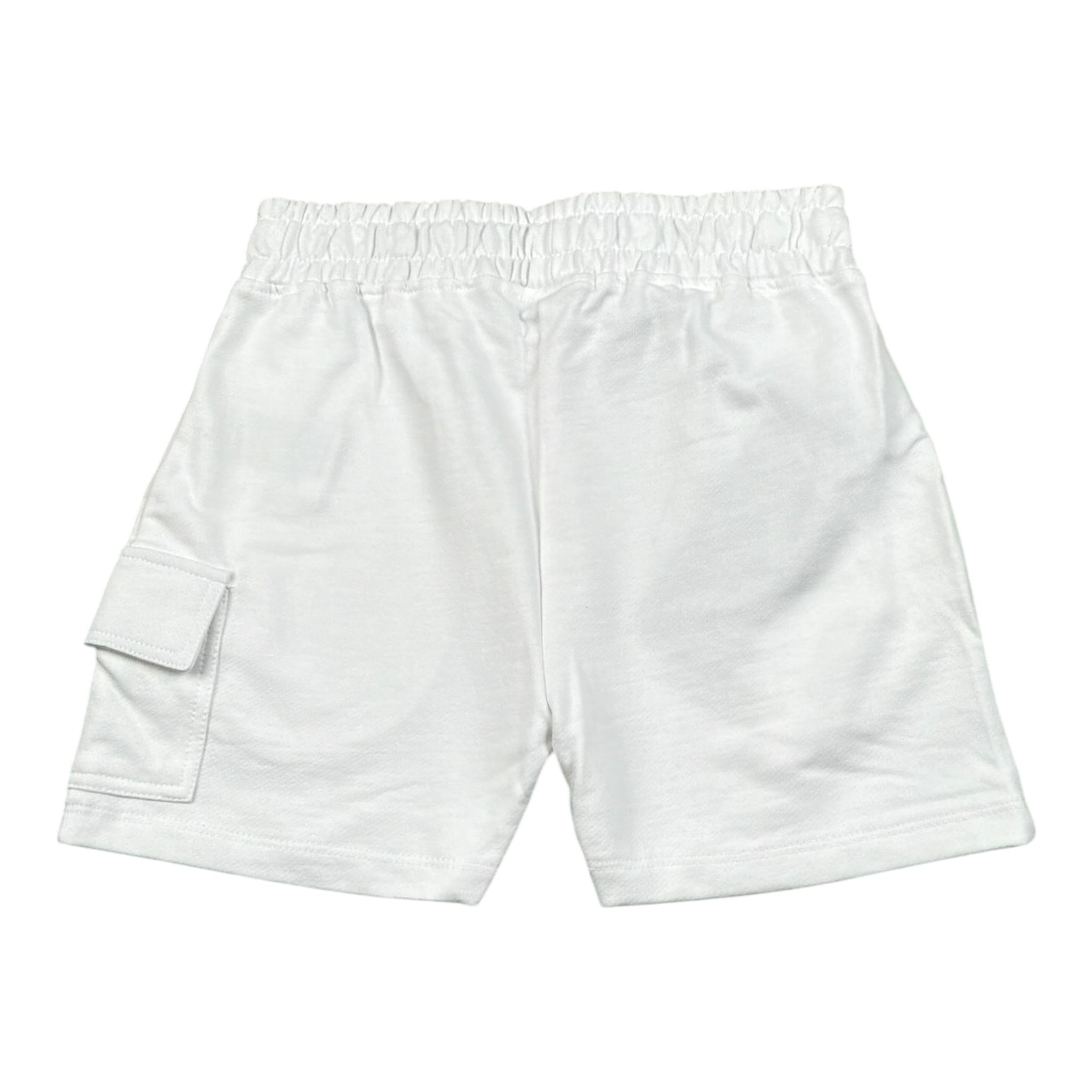 Blauer Bermuda Tinta Unita con Stampa per Neonato 25SBLKP05552 BIANCO BLAUER 