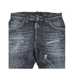 DSQUARED2 jeans tinta unita con strappi Nero per Bambino DQ0236X NERO DSQUARED2 