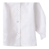 Minibanda Camicia Tinta Unita con Colletto per Neonata 3B700 BIANCO MINIBANDA 