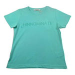 Hinnominate T-Shirt tinta unita con Stampa Verde Acqua per Bambina 3646M0117 VERDE ACQUA HINNOMINATE 