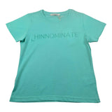 Hinnominate T-Shirt tinta unita con Stampa Verde Acqua per Bambina 3646M0117 VERDE ACQUA HINNOMINATE 