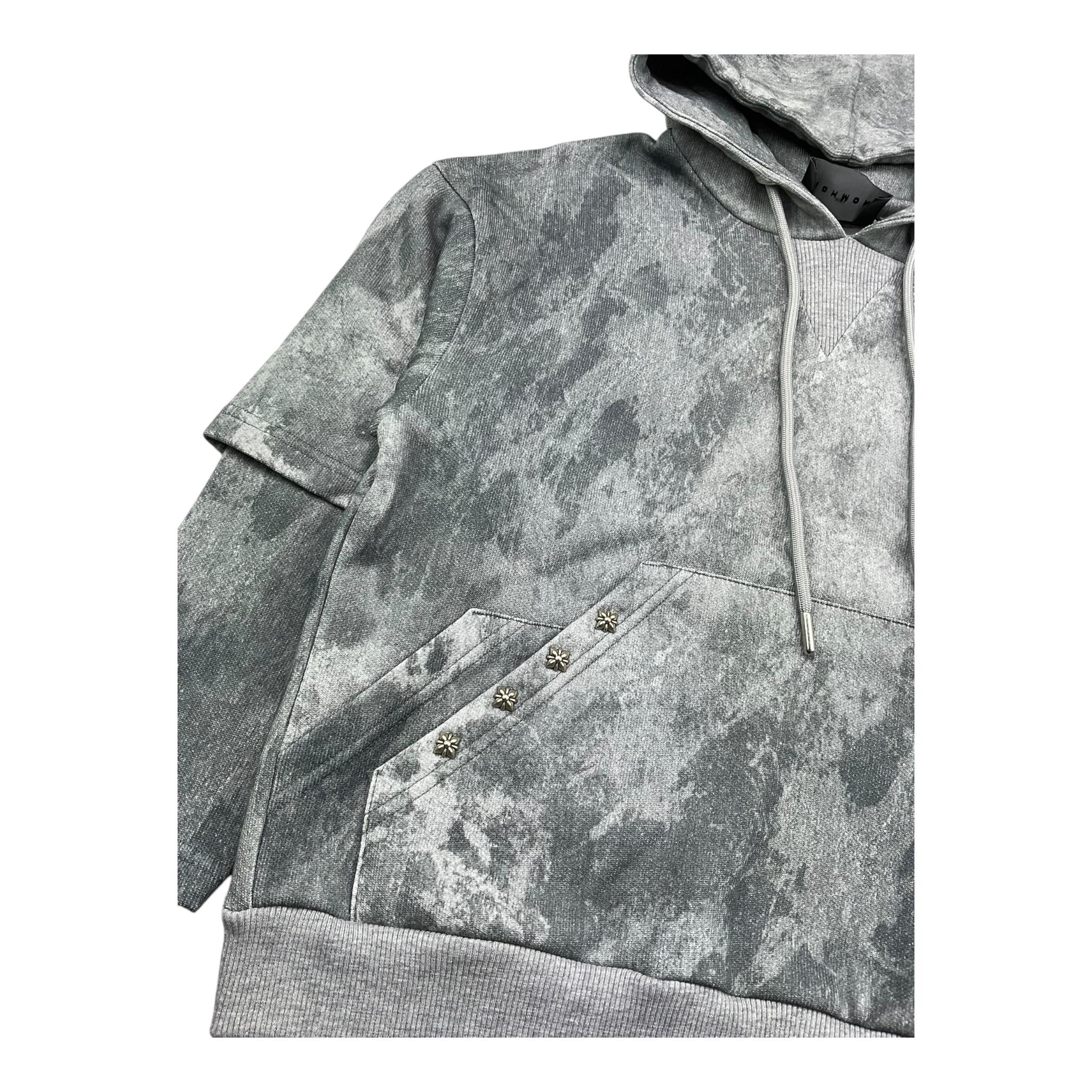 JOHN RICHMOND felpa chiusa con cappuccio tinta unita Grigio per Bambino RBA25123FE GRIGIO JOHN RICHMOND 