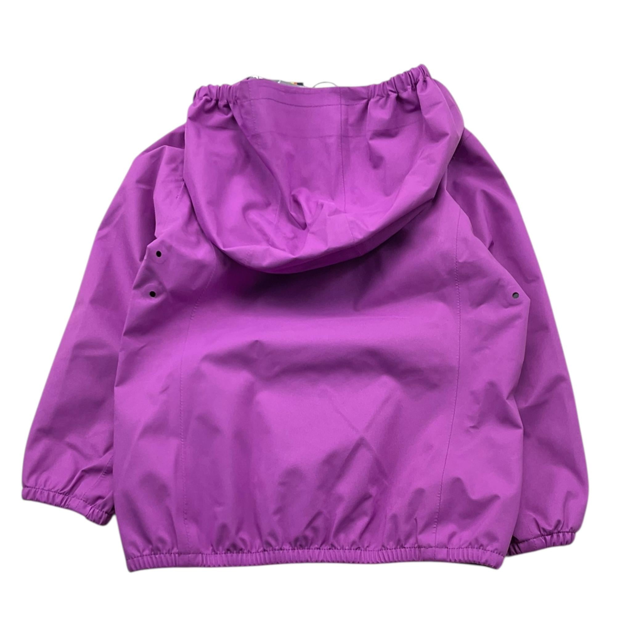K-Way Giubbino Tinta Unita con Zip E Cappuccio per Bambina K4125CWW VIOLA K-WAY 