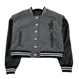 John Richmond Giubbino Tinta Unita con Maniche In Contrasto per Bambina RGP26035GB GRIGIO JOHN RICHMOND 