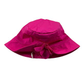 Nanan Cappello Tinta Unita Con Applicazione Fuxia Per Neonata