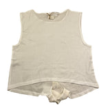 F**K Camicia Giromanica Tinta Unita per Bambina FJ240206WH BIANCO F**K 