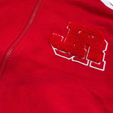 John Richmond Felpa Tinta Unita con Zip per Bambina RGP26093FE ROSSO JOHN RICHMOND 