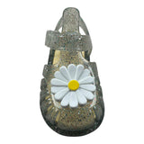 Igor Sandalo In Gomma Tinta Unita con Glitter per Neonata S10341 GRIGIO IGOR 