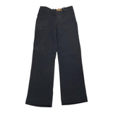 Versace Pantalone Tinta Unita Con Applicazione Nero Per Bambina