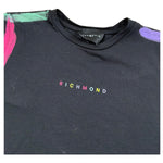 John Richmond T-Shirt Girocollo Tinta Unita con Logo per Bambina RGP26157TS NERO JOHN RICHMOND 