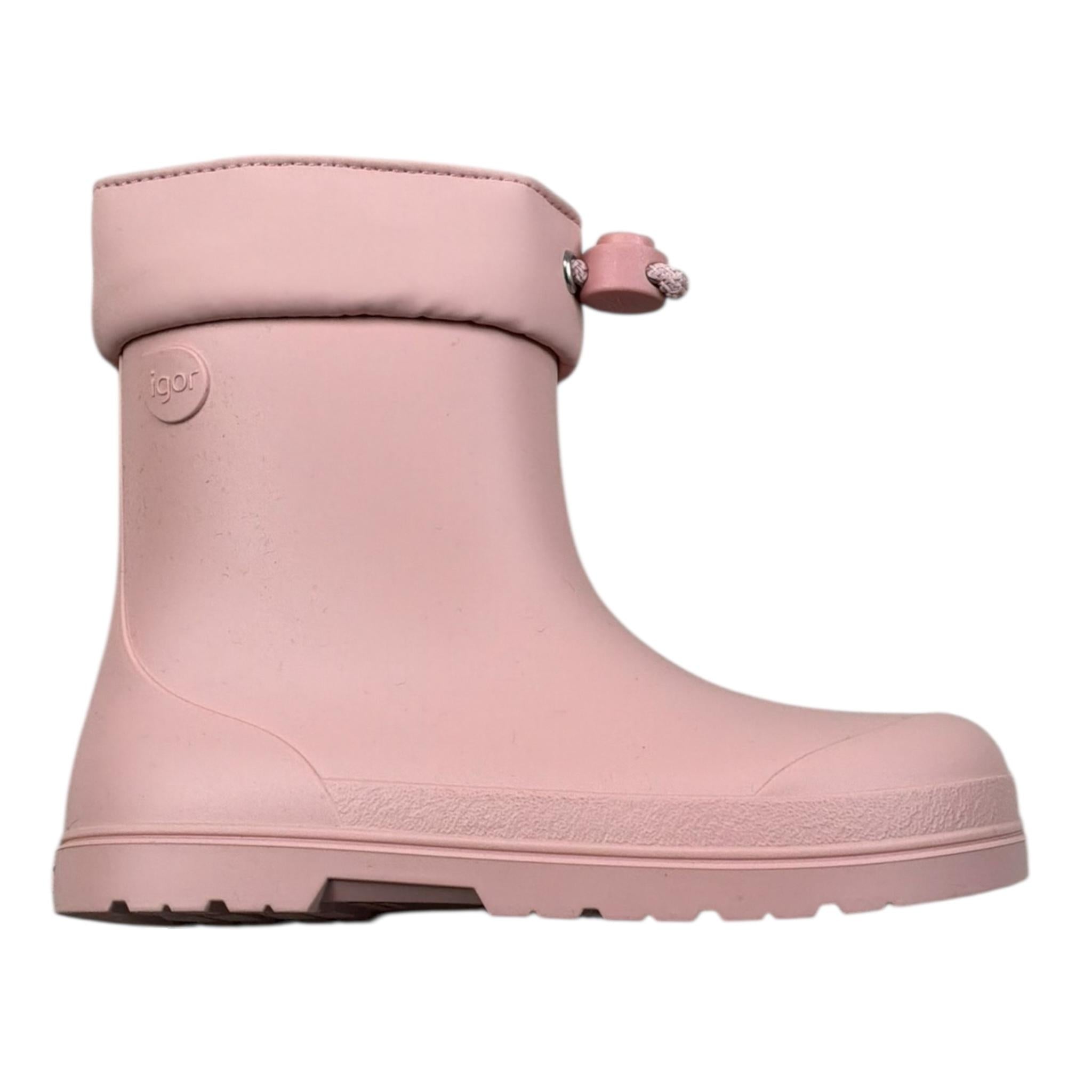 Igor Stivali Tinta Unita con Pelliccia Interna per Bambina W10305JA396 ROSA IGOR 