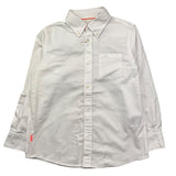 Sun68 Camicia Tinta Unita Con Taschino Bianco Per Bambino