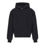 MOSCHINO felpa tinta unita con cappuccio Nero per Bambino HNF07K NERO MOSCHINO 