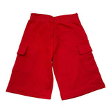 Zu+Elements Bermuda Tinta Unita con Tasconi per Bambino ZU254 ROSSO ZU+ELEMENTS 