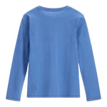 GUESS shirt girocollo tinta unita con stampa Azzurro per Bambino L3YI37K8HM4 AZZURRO GUESS 