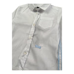 Daniele Alessandrini Camicia Manica Lunga Tinta Unita con Taschino per Bambino 1295C00072 BIANCO DANIELE ALESSANDRINI 