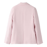 Sarabanda Giacca Tinta Unita con Fiore per Bambina 0B493 ROSA SARABANDA 