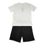 Diadora Completo 2 Pezzi T-Shirt-Bermuda Bicolore per Bambino 102181711 BIANCO/NERO DIADORA 