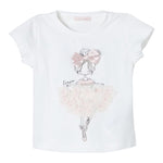 Liu Jo T-Shirt Girocollo Tinta Unita con Stampa per Neonata KA496 PANNA LIU JO 