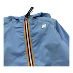 K-Way Giubbino Tinta Unita con Zip E Cappuccio per Neonato K4136IW AZZURRO K-WAY 