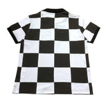 Suns68 Polo Mezza Manica Bicolore con Fantasia per Bambino CPA35329 BIANCO/NERO SUNS68 