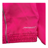 Hinnominate Felpa Tinta Unita Cn Zip e Cappuccio Fuxia per Bambina