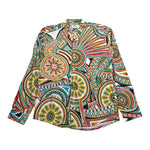 Over-D Camicia Tinta Unita con Fantasia per Bambino OK1087SCM BIANCO OVER-D 