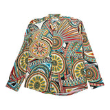 Over-D Camicia Tinta Unita con Fantasia per Bambino OK1087SCM BIANCO OVER-D 