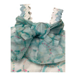 Miss Grant Top Giromanica Tinta Unita Stampa Fantasia per Neonata MG1316 VERDE ACQUA MISS GRANT 