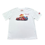 Saint Barth T-Shirt Girocollo Tinta Unita con Stampa per Bambino 00292L BIANCO SAINT BARTH 