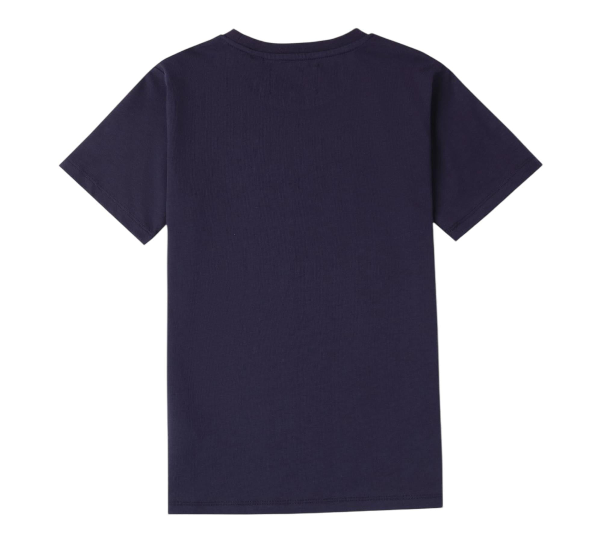 Roy Roger'S T-Shirt Girocollo Tinta Unita con Stampa per Bambino RB123 BLU ROY ROGER'S 