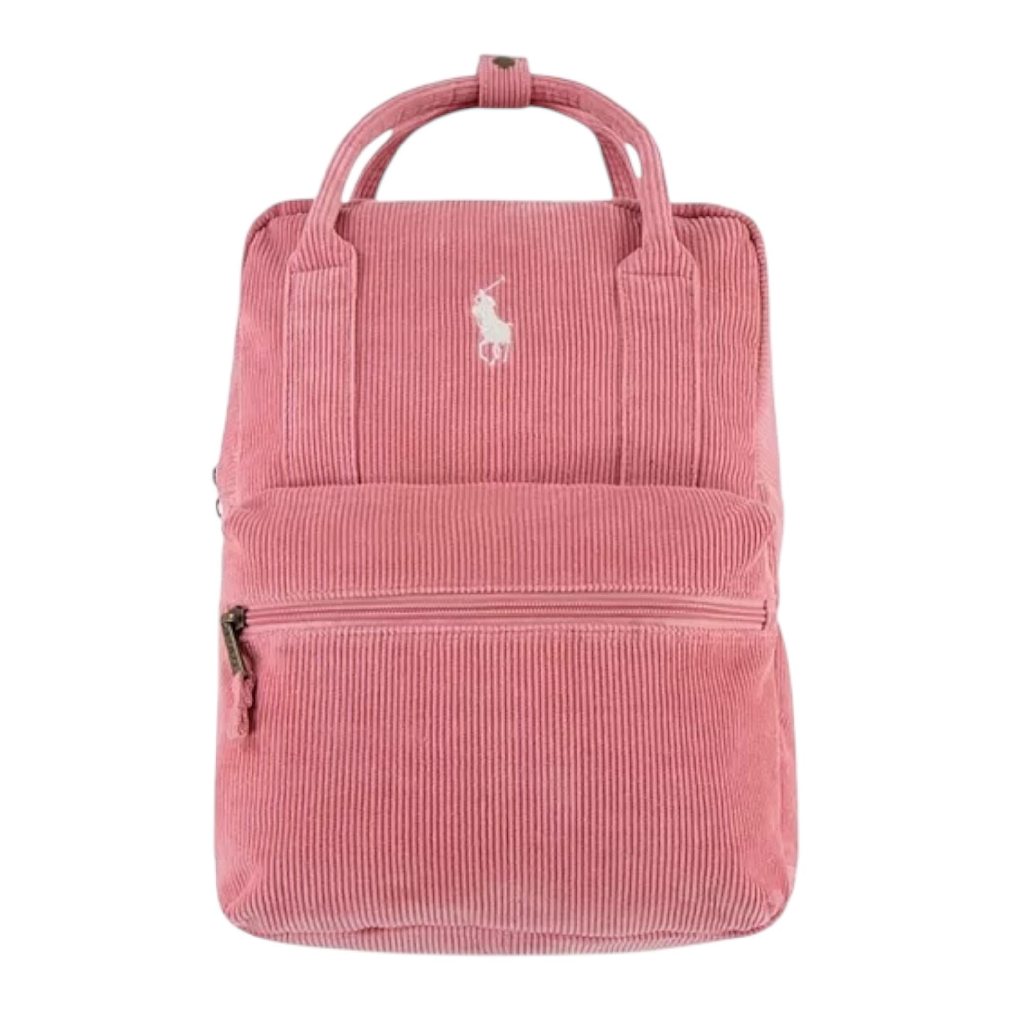 Ralph Lauren Zaino Tinta Unita con Logo per Bambina 9AR100 ROSA RALPH LAUREN 