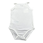 Mayoral Body Tinta Unita A Bretelle per Neonata 168 BIANCO MAYORAL 