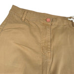 Manila Grace Jeans Tinta Unita con Tasconi per Bambina MG2698 BEIGE MANILA GRACE 