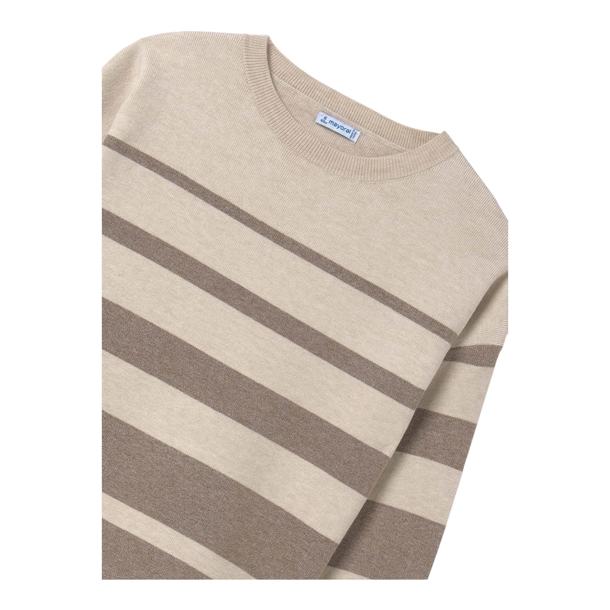 MAYORAL maglia girocollo fantasia a righe Beige per Bambina 7311 BEIGE MAYORAL 
