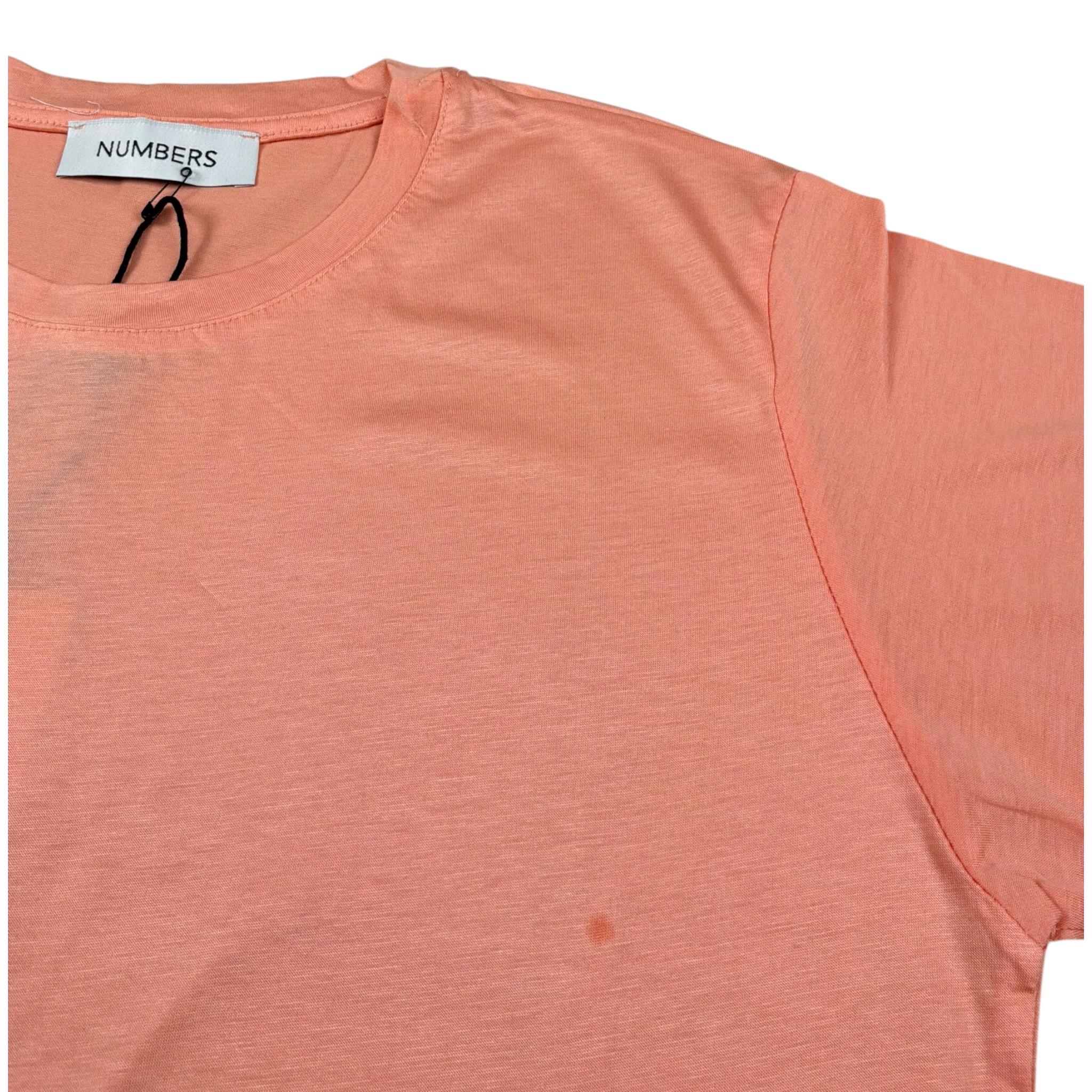 Numbers T-Shirt Girocollo Tinta Unita per Bambino NU02 PESCA NUMBERS 